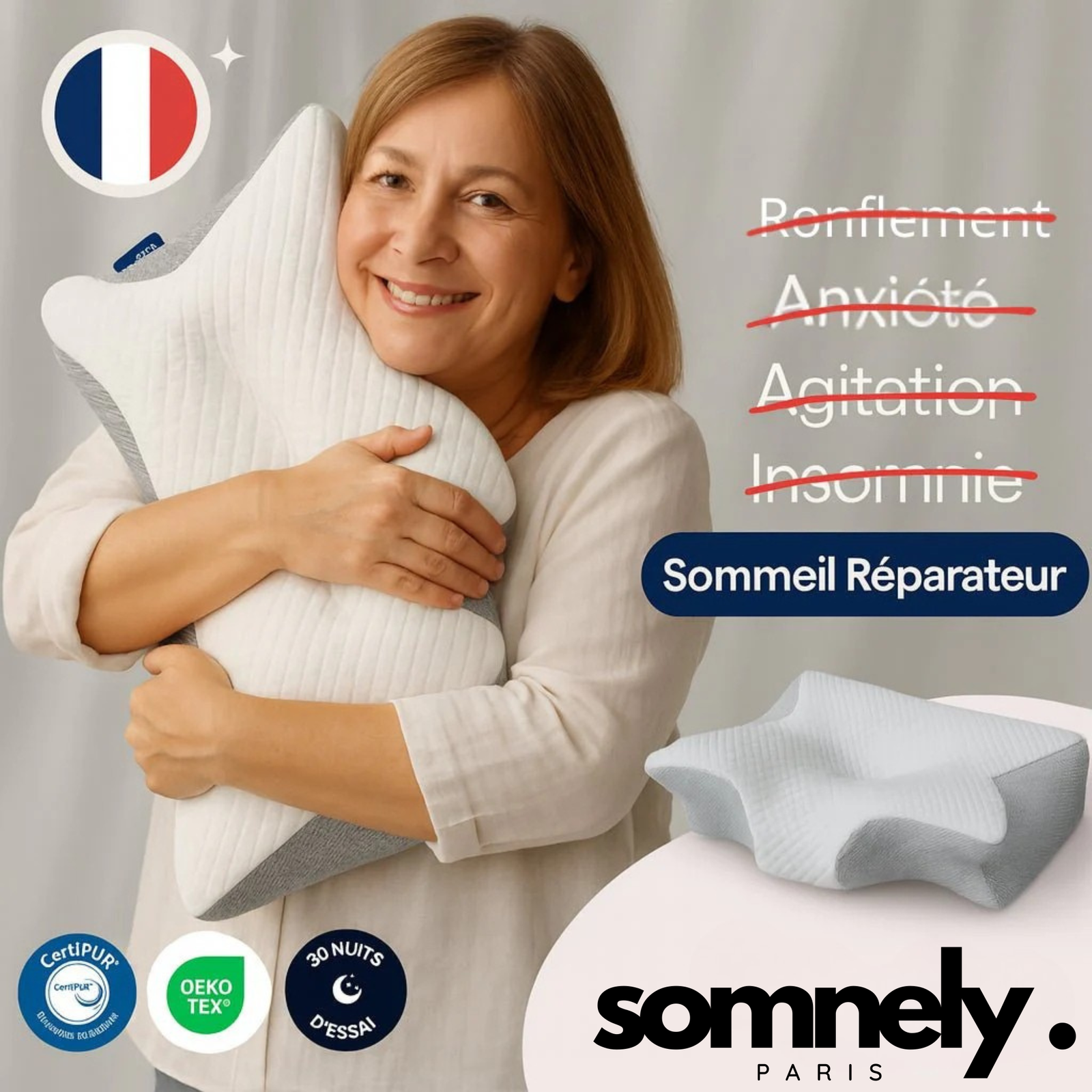 Dormez mieux. Réveillez-vous sans tension.